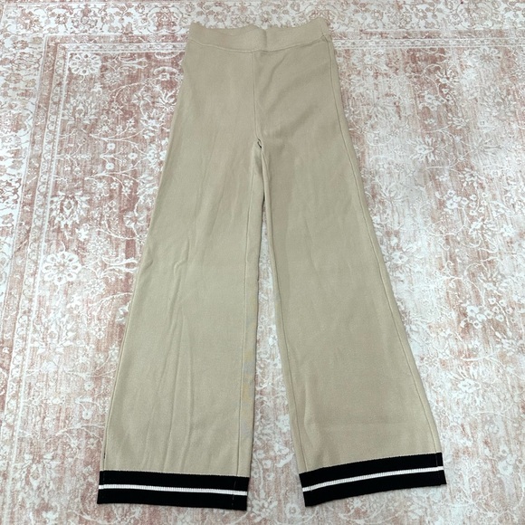 House of Harlow 1960 Pants - House Of Harlow Knit Pants W/ Black Trim